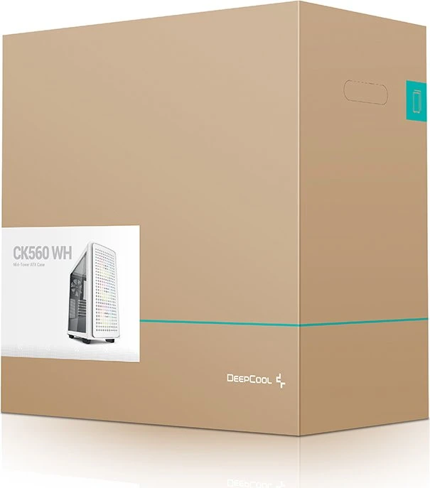 DeepCool CK560, weiß, Glasfenster