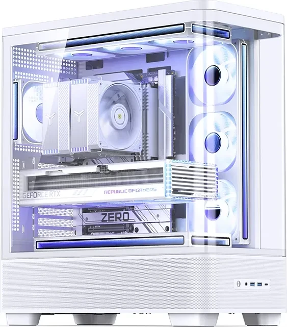 Jonsbo TK-5 White, Glasfenster