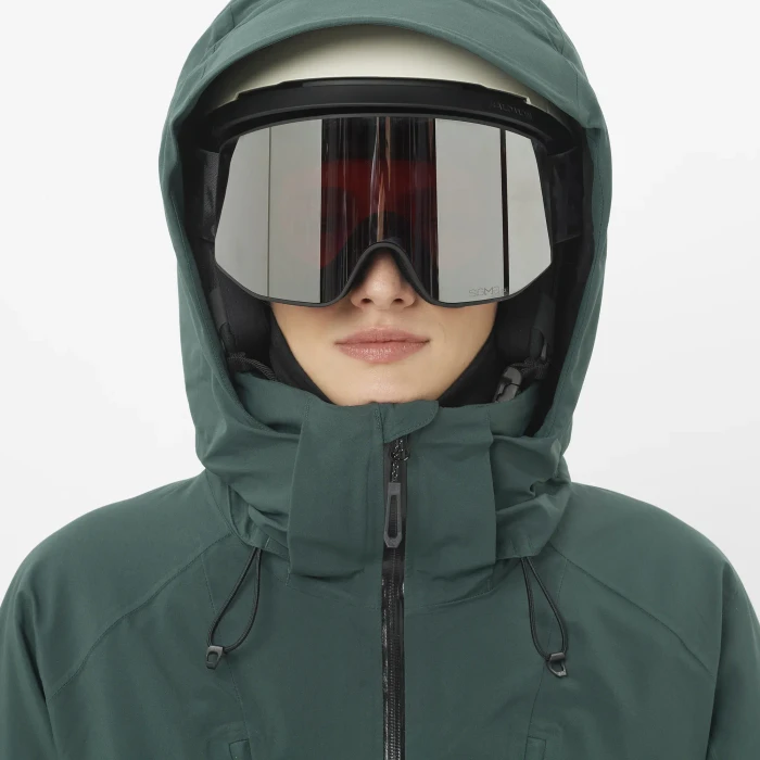 Salomon Brilliant Skijacke green gables (Damen)