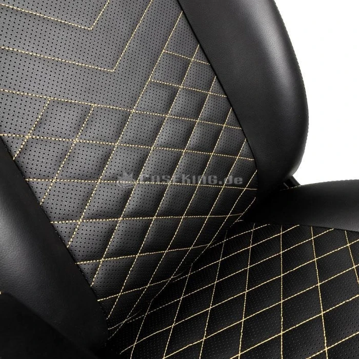 noblechairs Icon Gamingstuhl, schwarz/gold
