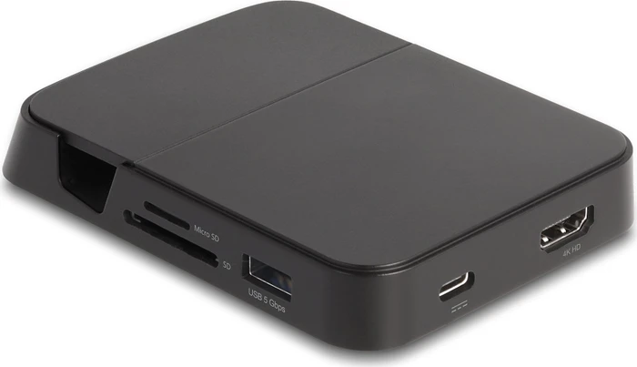 DeLOCK Smartphone Dockingstation 4K mit integrierter Halterung, USB-C 3.0 [Stecker]