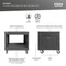 Digitus Audio Video Rack 19" AVS/Equipment Rack 8HE, mit Rollen, unmontiert, RAL 9005, 460mm tief Vorschaubild