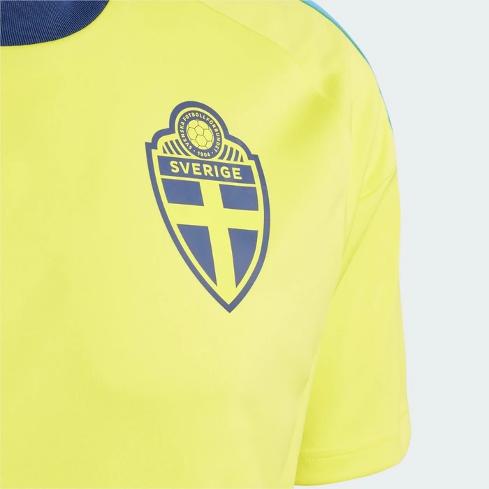 adidas Schweden Fan 2024 Heimtrikot bright yellow (Herren)