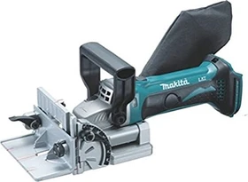 Makita DPJ180Y1J Akku-Flachdübelfräse inkl. MAKPAC + Akku 1.5Ah