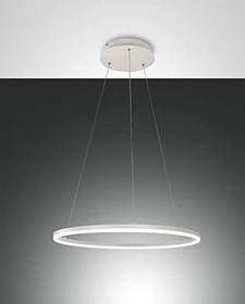 Fabas Luce Giotto Hängeleuchte 60cm 1-flammig weiß