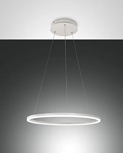 Fabas Luce Giotto Hängeleuchte 60cm 1-flammig weiß