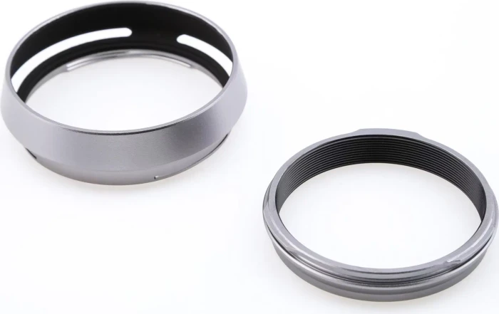 Fujifilm LH-X100 Gegenlichtblende mit Adapterring silber