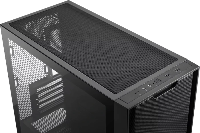 ASUS A21 Black, schwarz, Glasfenster