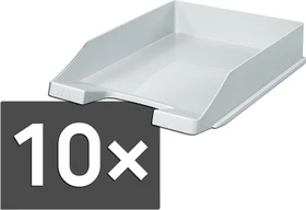 HAN Klassik Papierablage, A4, lichtgrau, 10er-Pack