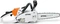 Stihl MS Benzin-Kettensäge Vorschaubild