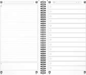 Oxford Essentials Notizblock Task Manager, A4, liniert, Softcover, 115 Blatt