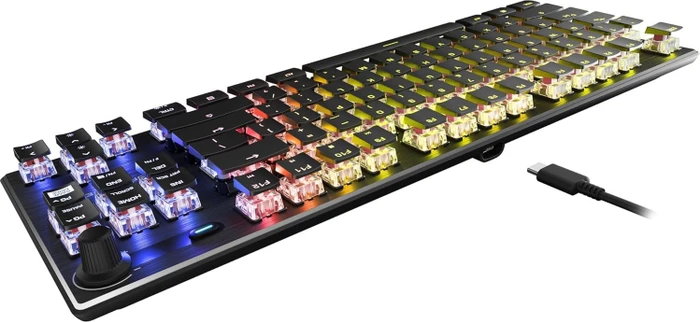 Turtle Beach Vulcan TKL, LEDs RGB, TITAN Mechanical Linear, USB, US