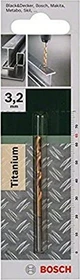 Bosch DIY HSS-TiN Metallbohrer, 3.2x36x65mm, 1 Stück