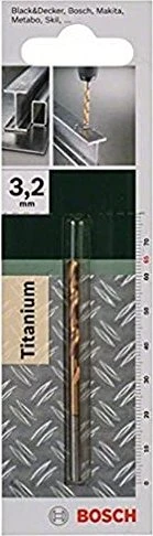 Bosch DIY HSS-TiN Metallbohrer, 3.2x36x65mm, 1 Stück