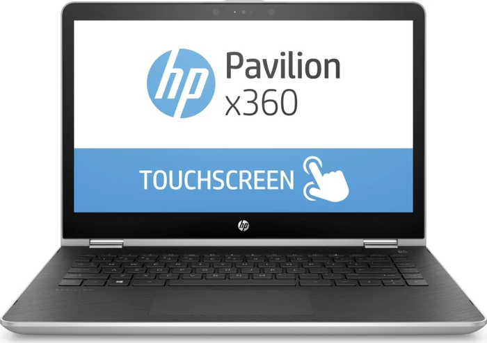 HP Pavilion x360 14-ba088ng, grau, Core i3-7130U, 8GB RAM, 256GB SSD, DE