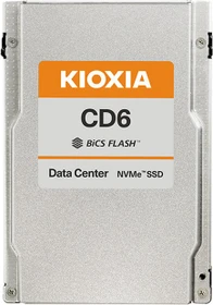KIOXIA CD6-R Data Center - 1DWPD Read Intensive SSD 7.68TB, 2.5" / U.3 / PCIe 4.0 x4