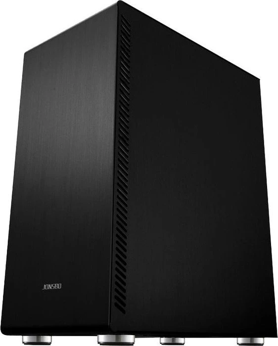 Jonsbo U4, schwarz, Glasfenster