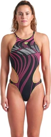 Arena Wendbar Badeanzug black/artic lime (Damen)