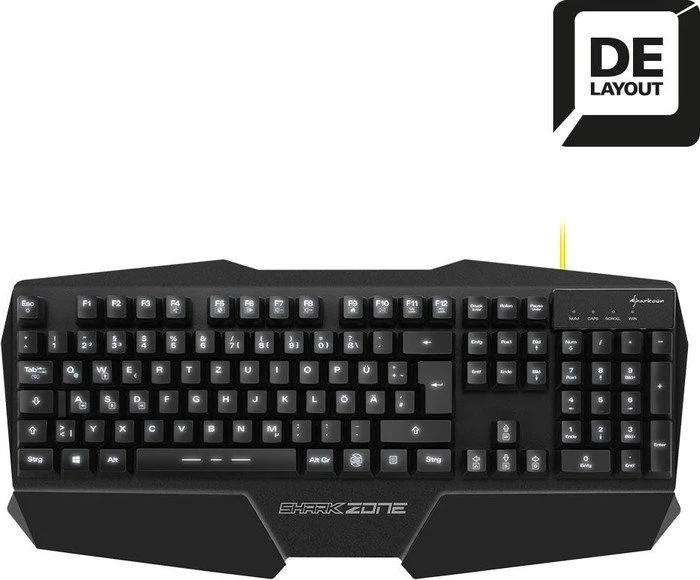 Sharkoon Shark Zone K20, USB, DE