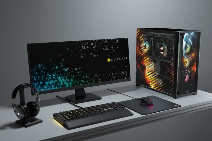 Corsair iCue 5000X RGB Signature Series Planetary, schwarz, Glasfenster