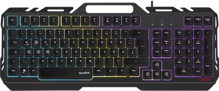 Speedlink Orios Metal, schwarz, USB, DE