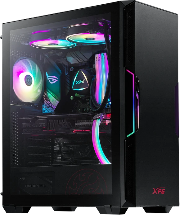 ADATA XPG Starker, schwarz, Glasfenster