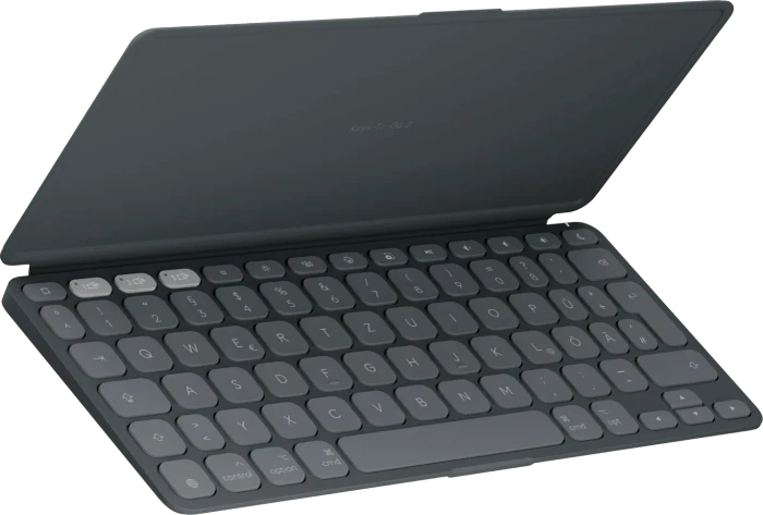Logitech Keys-To-Go 2 für iPad, Grafit, Bluetooth, DE