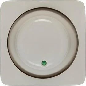 Legrand Creo Abdeckung Drehdimmer mit beleuchtbarem Drehknopf, mandelweiß