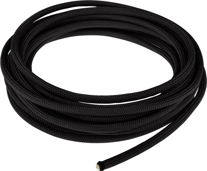 Alphacool AlphaCord Sleeve 4mm Gewebeschlauch für Rundkabel, Gewebeschlauch, 3.3m, schwarz