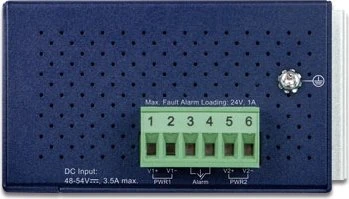 Planet IGS-5225 Industrial Railmount Gigabit Managed Switch, 4x RJ-45, 2x SFP, 240W PoE+