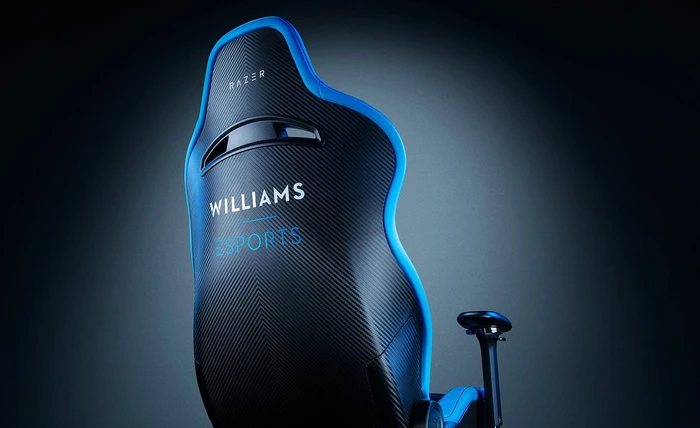 Razer Enki Pro Williams Esports Edition Gamingstuhl, Alcantara schwarz/blau