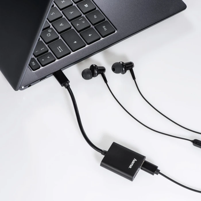 Hama USB-Hub, 2x USB-C 2.0, USB-C 2.0 [Stecker]