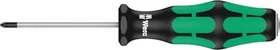 Wera Kraftform Plus Serie 300 355PZ Pozidriv Schraubendreher, PZ0x60mm