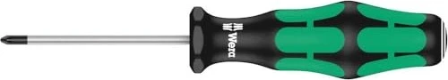 Wera Kraftform Plus Serie 300 355PZ Pozidriv Schraubendreher, PZ0x60mm