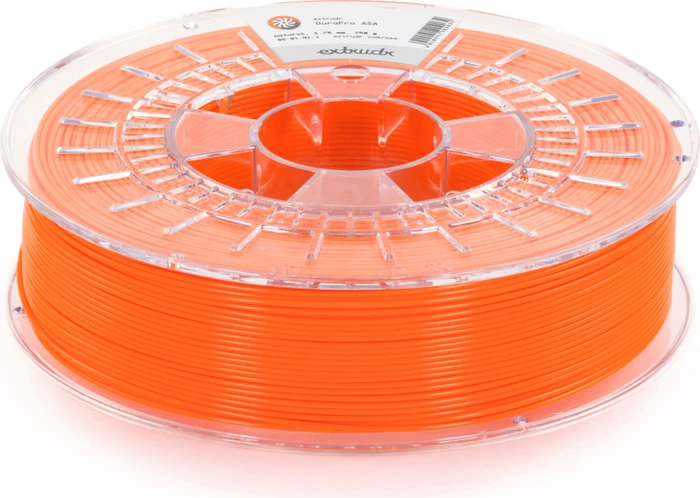 Extrudr DuraPro ASA, neon orange, Spule, 1.75mm, 750g