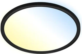 Briloner Slim LED Deckenleuchte 18W 29.3cm schwarz