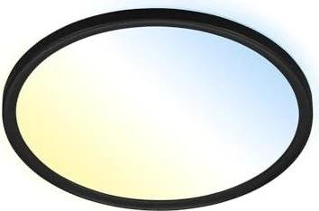 Briloner Slim LED Deckenleuchte 18W 29.3cm schwarz