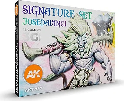 AK-Interactive 3rd Gen Acrylic Colors Signature Set Jose DaVinci Farbset, 18-tlg.
