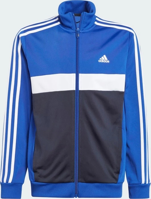 adidas Essentials 3-Streifen Tiberio Trainingsanzug semi lucid blue/white (Junior)