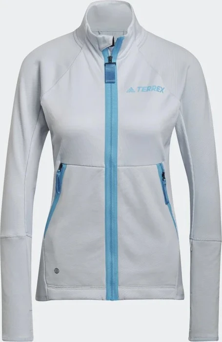 adidas Terrex Tech Fleece Hooded Hiking Funktionsjacke halo blue (Damen)