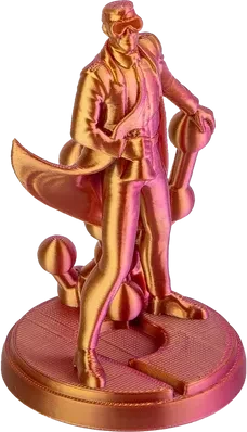 Polymaker PolyLite Silk PLA, gold/rosa, Spule, 1.75mm, 1.00kg