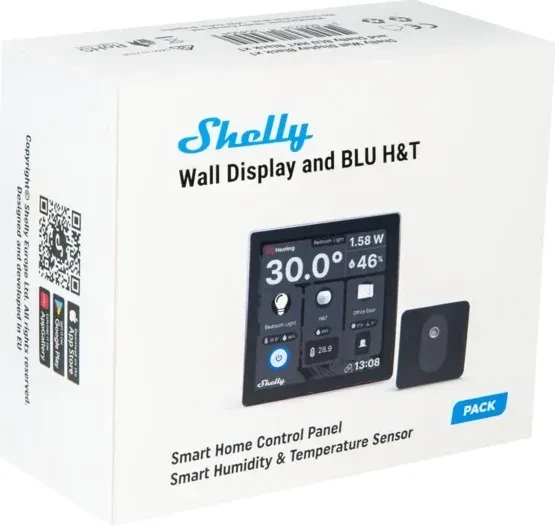 Shelly Wall Display schwarz, inkl. BLU H&T Black