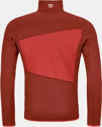 Ortovox Fleece Grid Funktionsjacke clay orange (Herren)