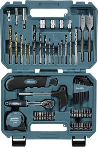 Makita Bohrer-/Bits-Zubehörset inkl. Koffer, 60-tlg.