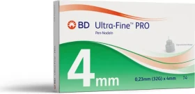 embecta BD Ultra-Fine PRO Einmalkanüle 0.23mm (32G) x 4mm, 14 Stück