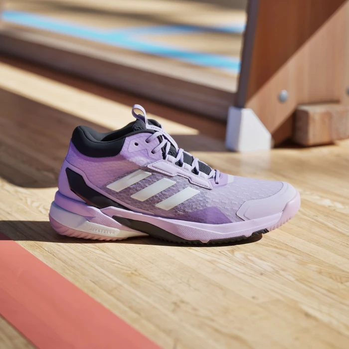 adidas Crazyflight 6 Mid power plum/zero metallic/core black (Damen)