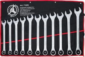 BGS technic DIY XXL Schraubenschlüsselsatz inkl. Tasche, 11-tlg.