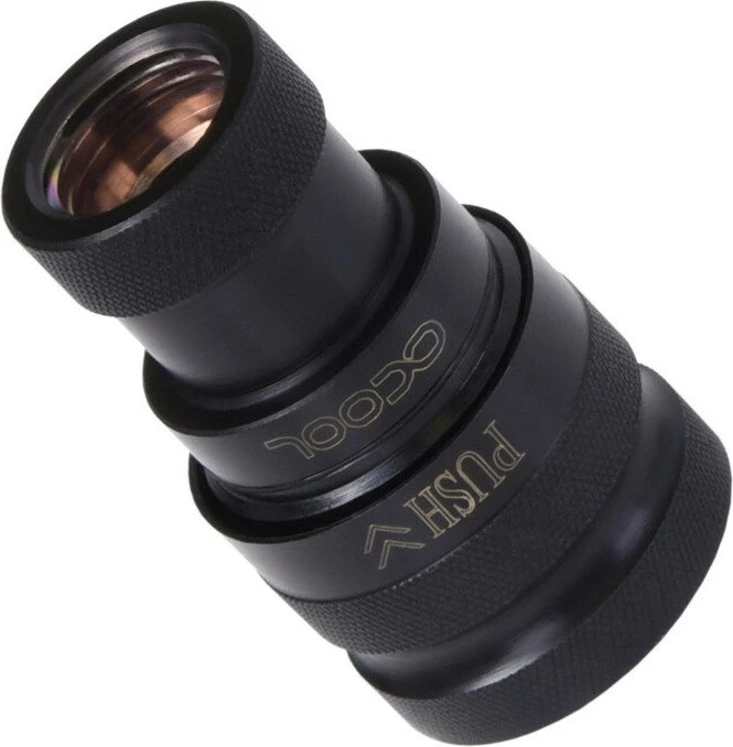 Alphacool Eiszapfen G1/4" IG Schnellverschluss Kupplung, deep black