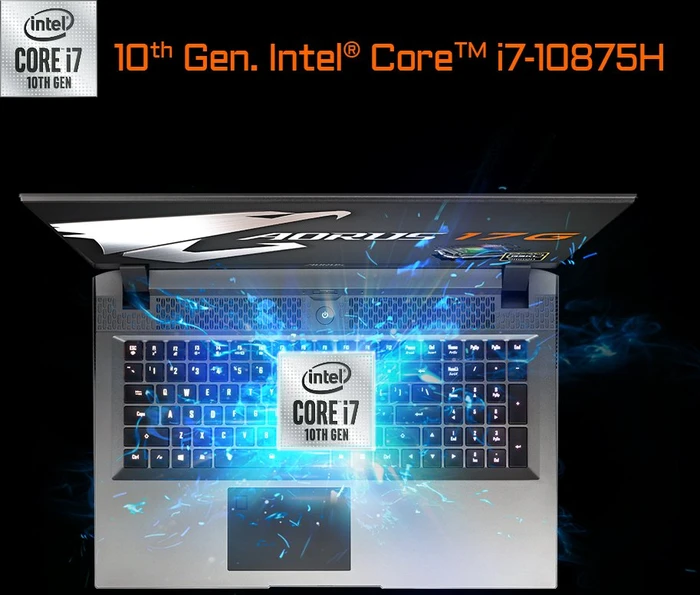 GIGABYTE AORUS 17G, Core i7-10750H, 16GB RAM, 512GB SSD, GeForce RTX 2060, DE