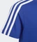 adidas Essentials 3-Streifen Cotton T-Shirt kurzarm semi lucid blue/white (Junior) Vorschaubild